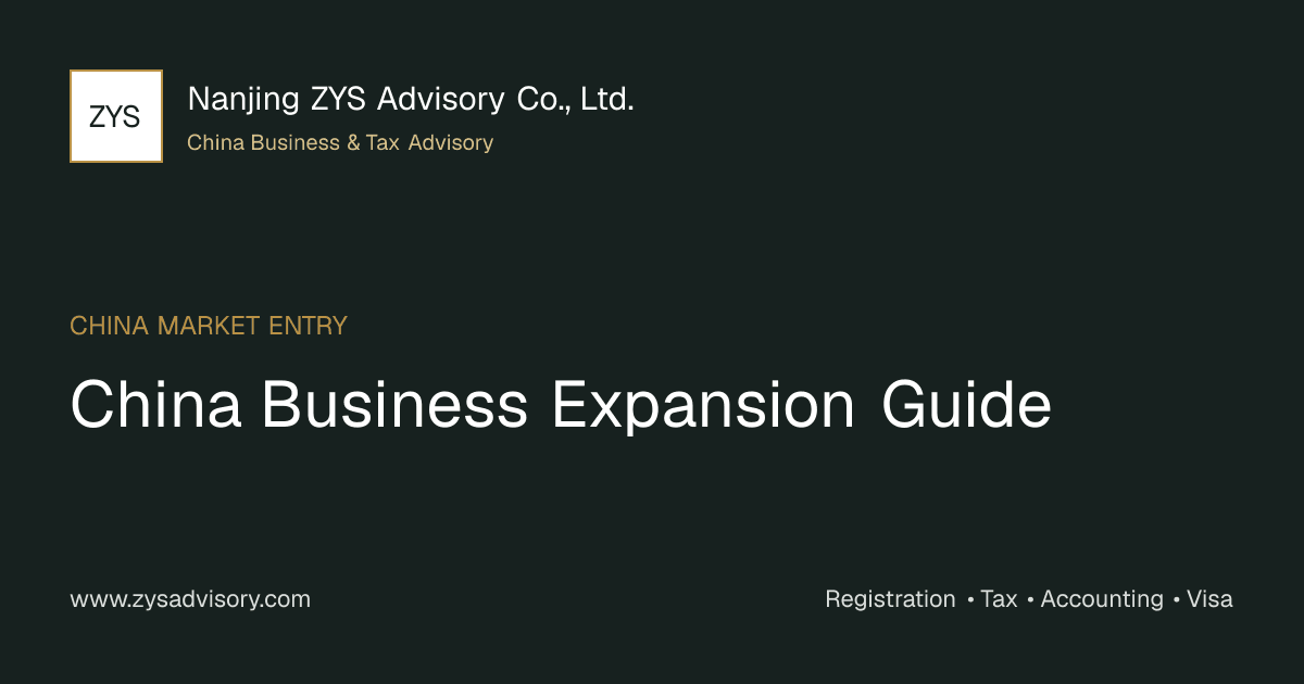 ZYS Advisory guide image for China Business Expansion Guide covering China Business Expansion Guide and China business compliance