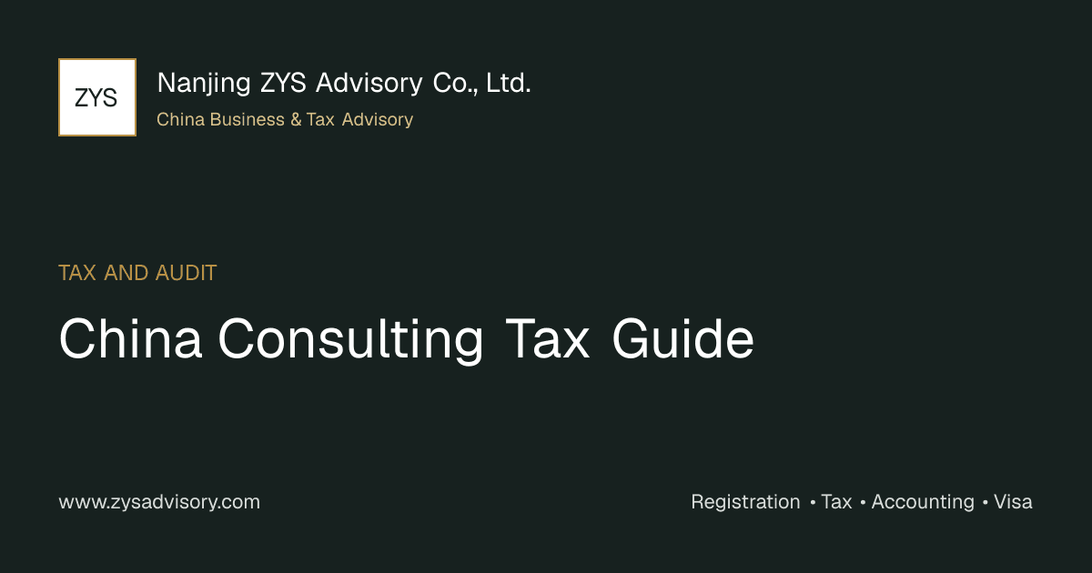 ZYS Advisory guide image for China Consulting Tax Guide covering China Consulting Tax Guide and China business compliance