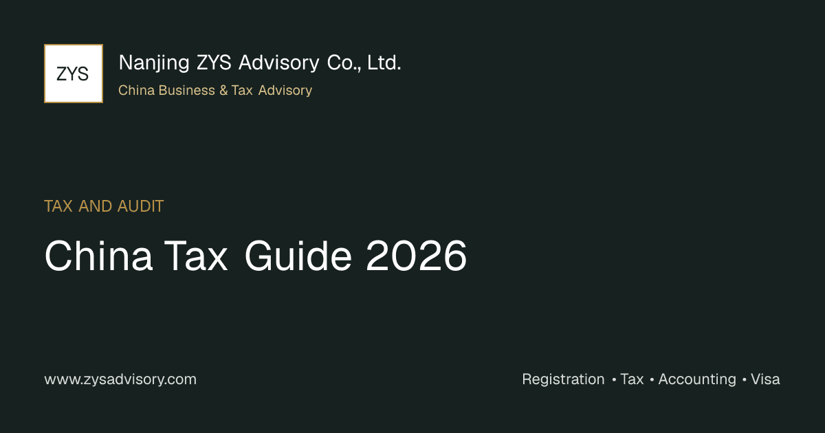 ZYS Advisory guide image for China Tax Guide 2026 covering China Tax Guide 2026 and China business compliance